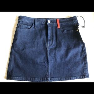 Womens Current Elliot Jean Skirt